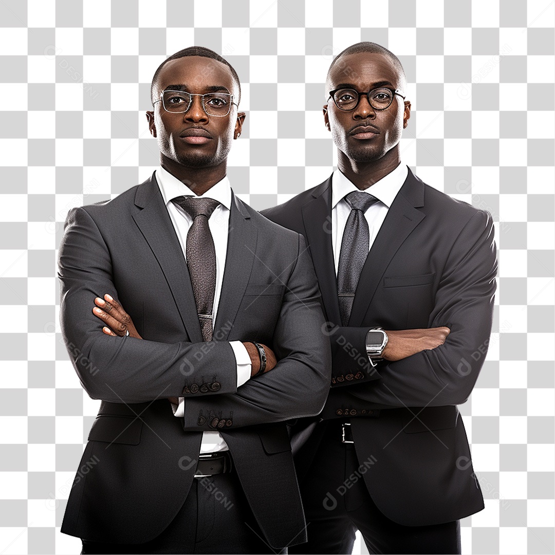 Homens Empresários de Terno PNG Transparente