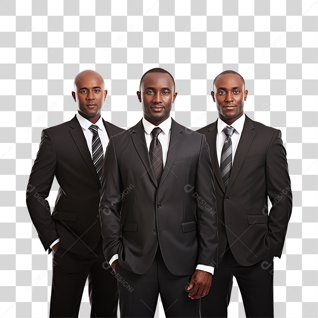 Homens Empresários de Terno PNG Transparente