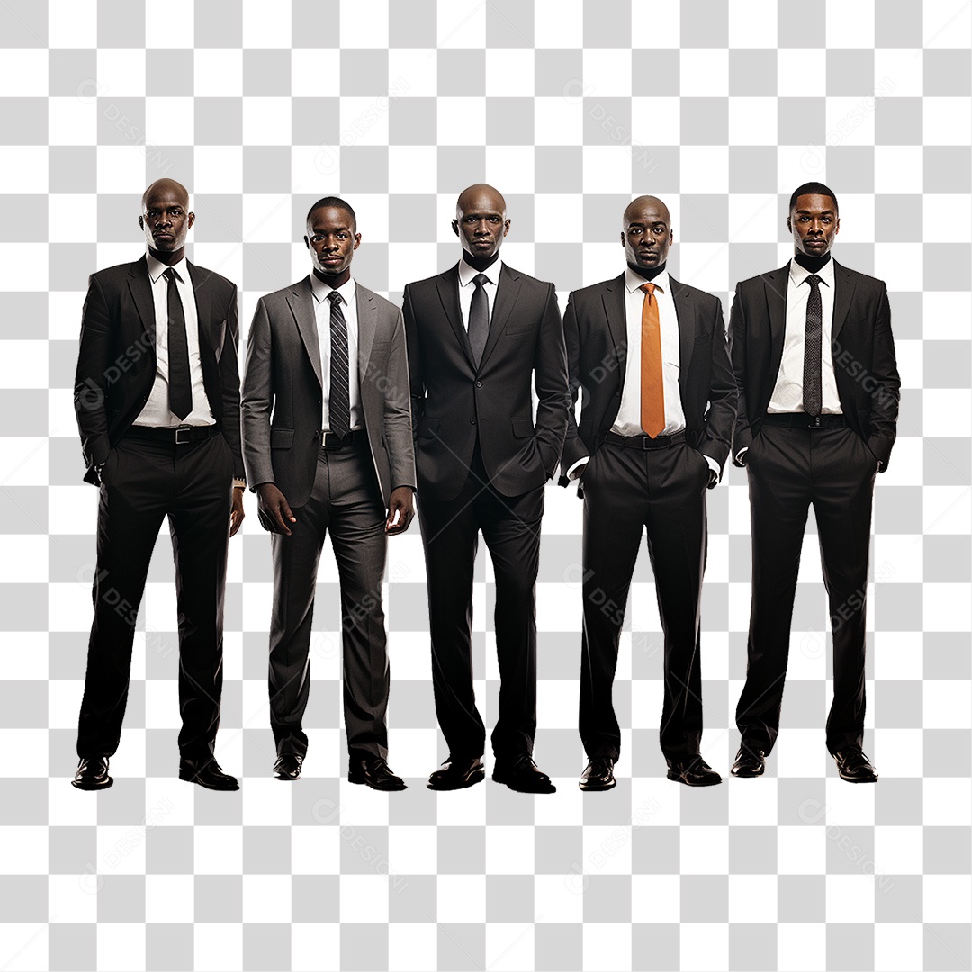 Homens Empresários de Terno PNG Transparente