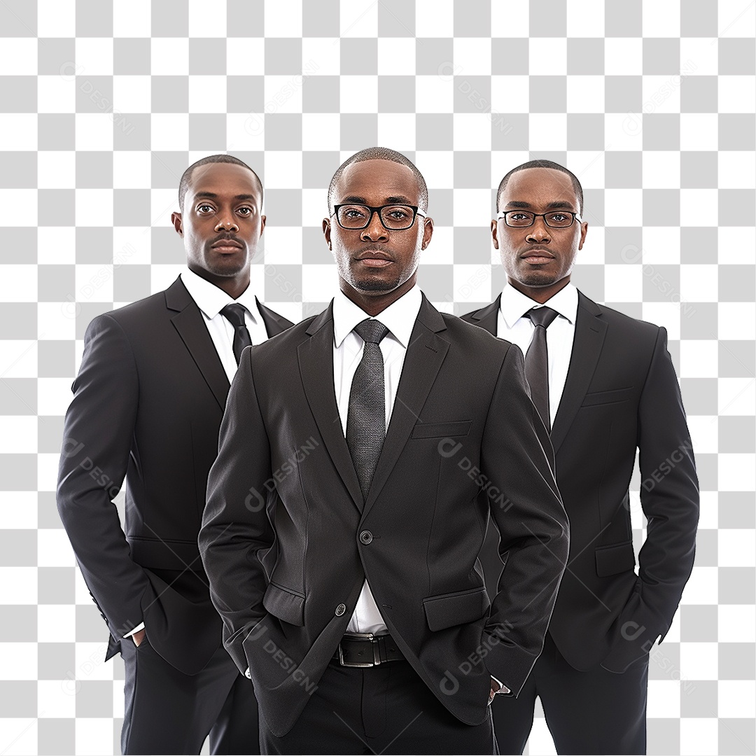 Homens Empresários de Terno PNG Transparente