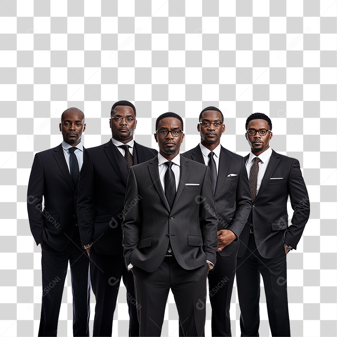 Homens Empresários de Terno PNG Transparente