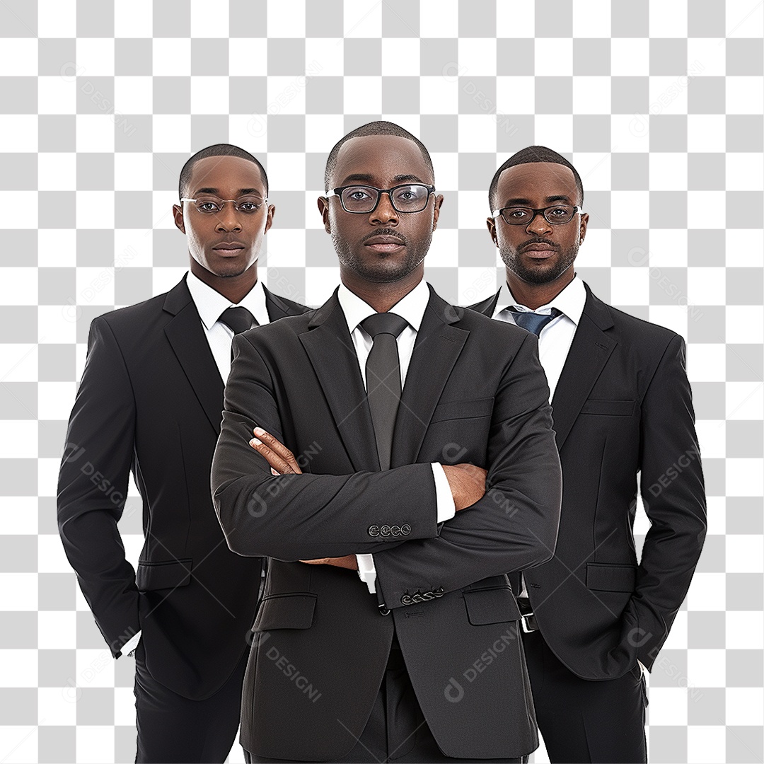 Homens Empresários de Terno PNG Transparente
