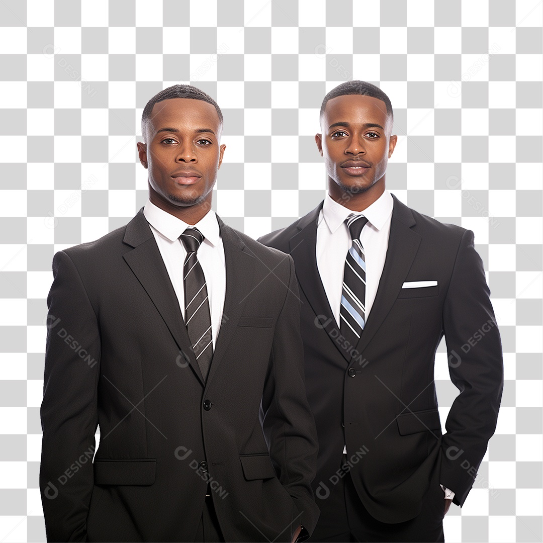 Homens Empresários de Terno PNG Transparente