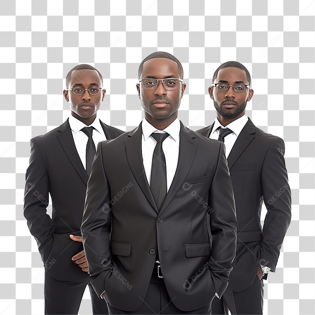 Homens Empresários de Terno PNG Transparente