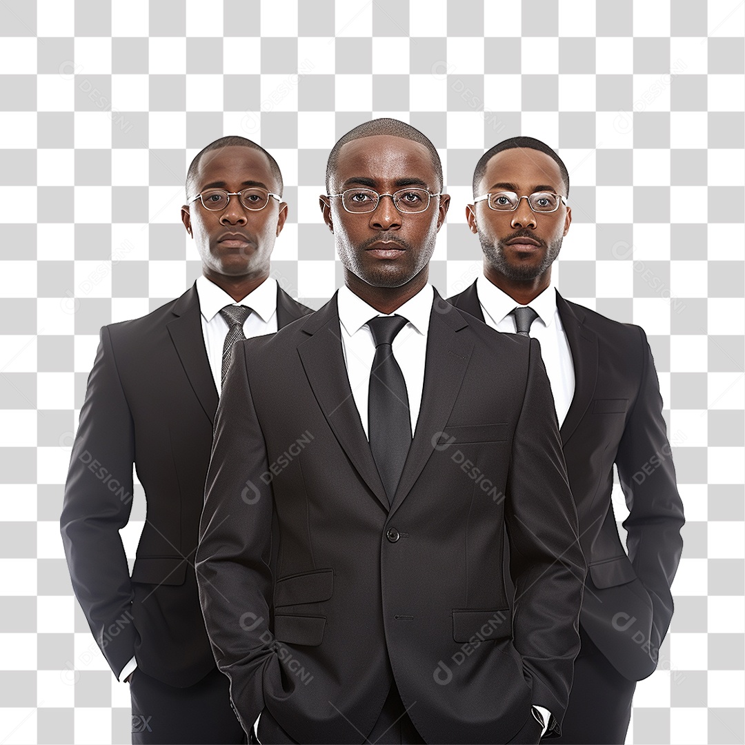 Homens Empresários de Terno PNG Transparente