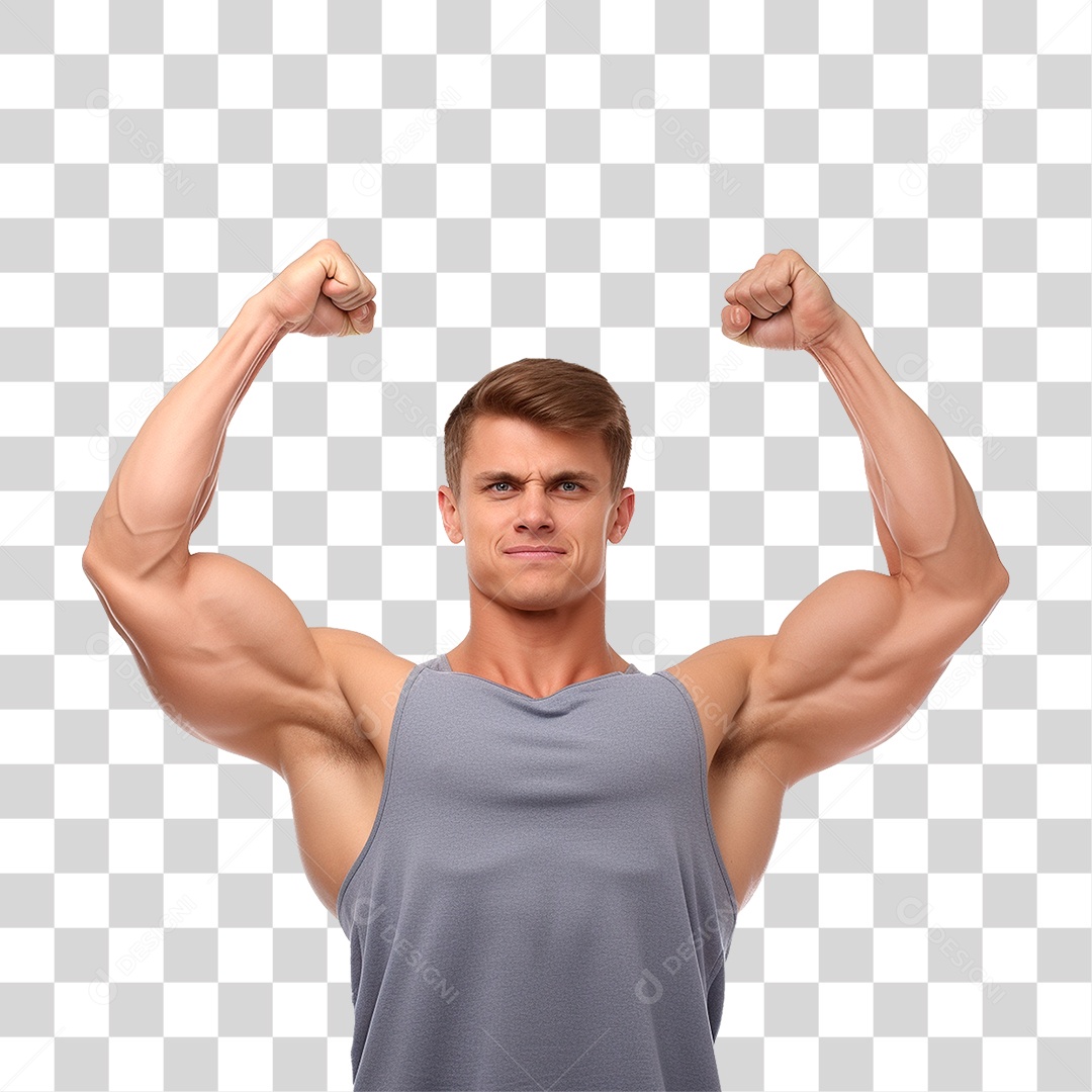 Homem Musculoso PNG Transparente