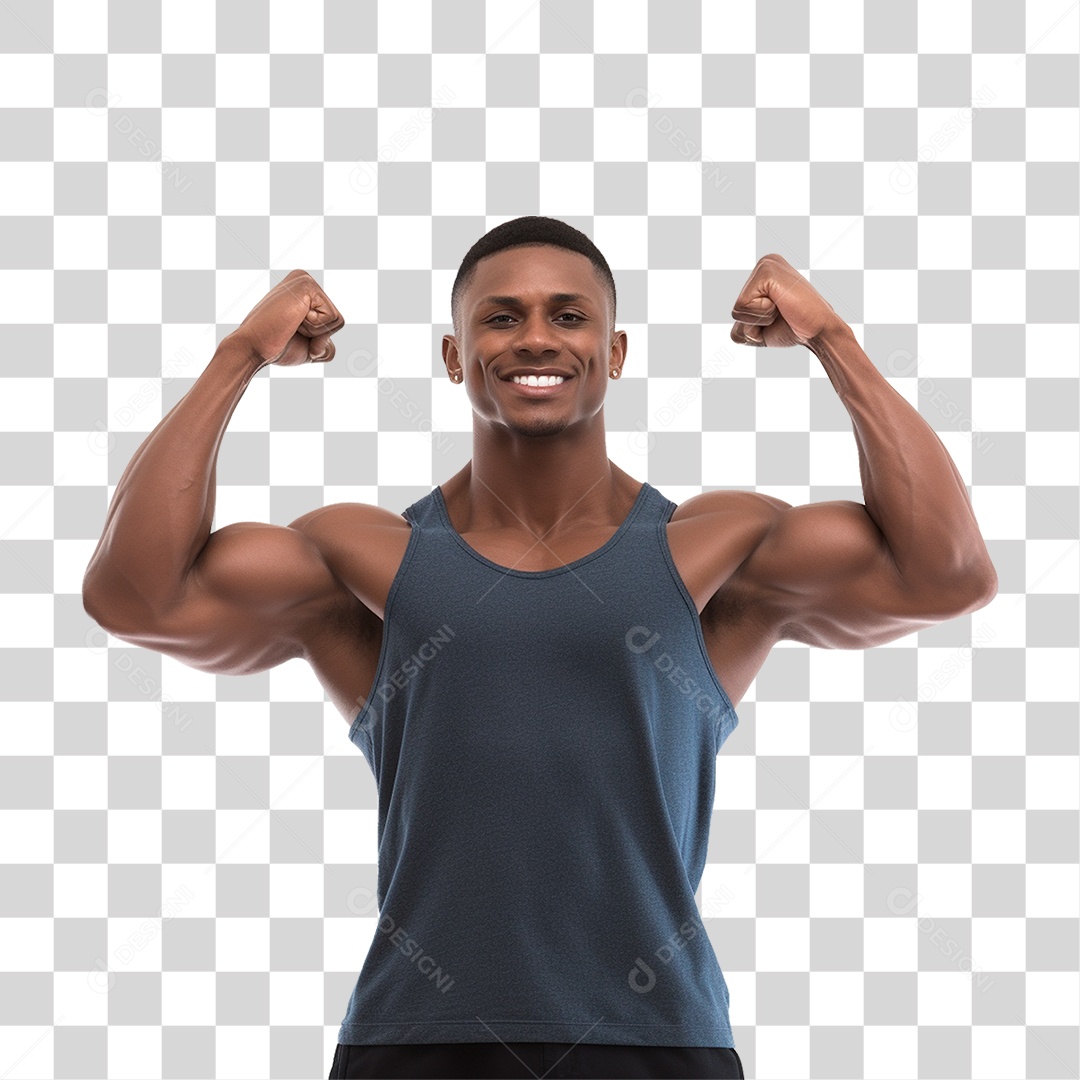 Homem Musculoso PNG Transparente
