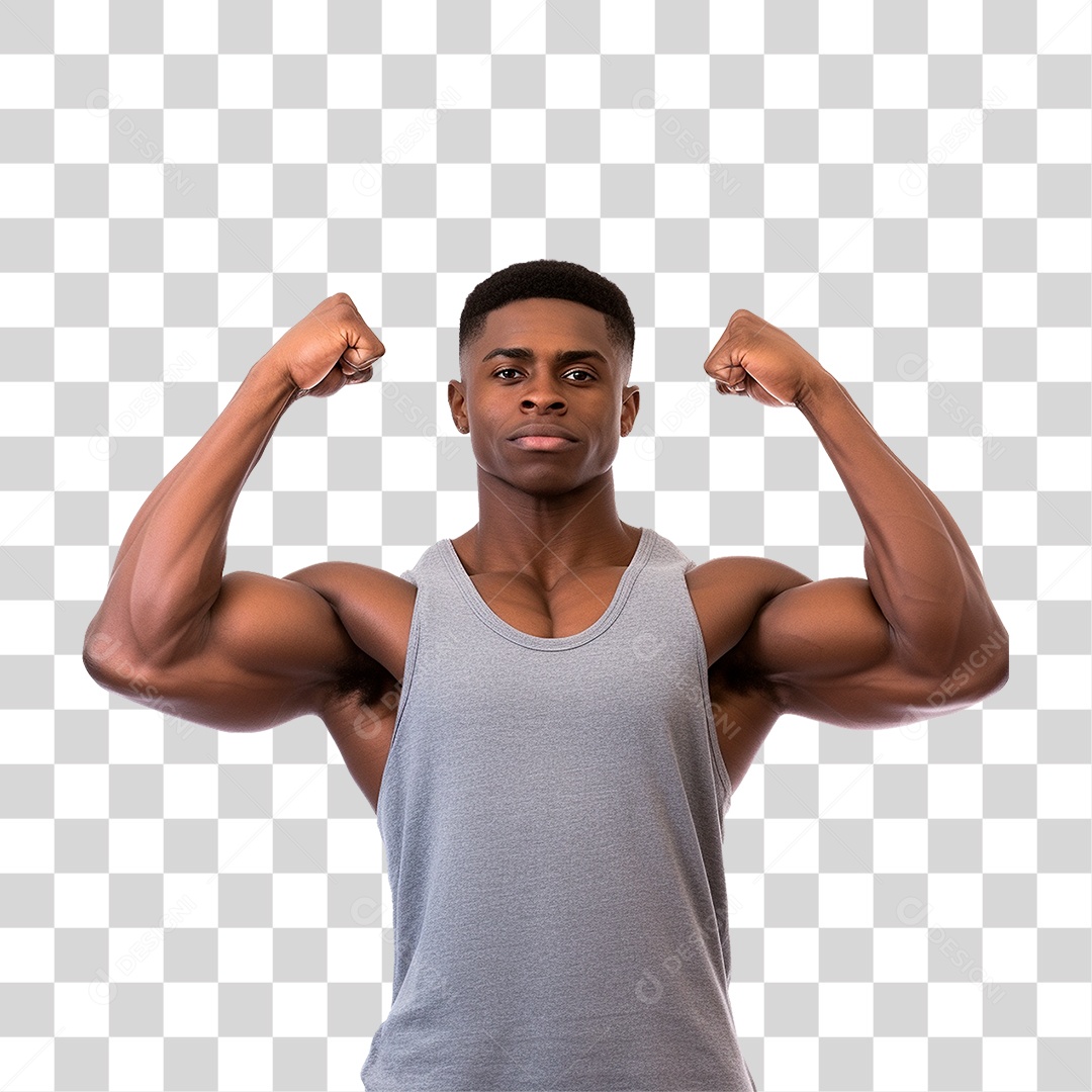 Homem Musculoso Academia Treinos Esporte Atleta PNG Transparente