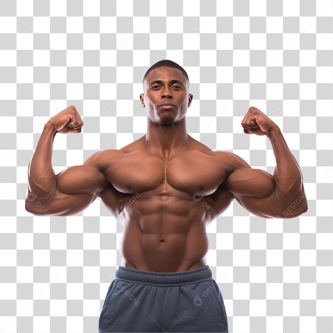 Homem Musculoso PNG Transparente