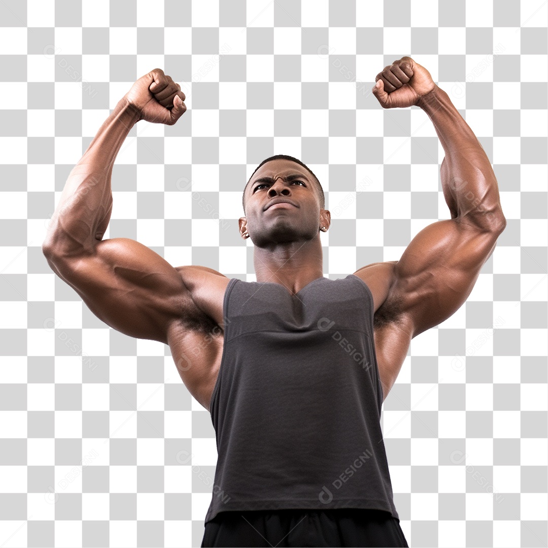 Homem Musculoso PNG Transparente