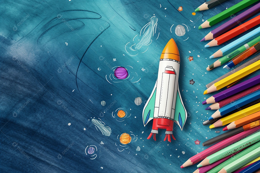 Background Volta às Aulas para Composição