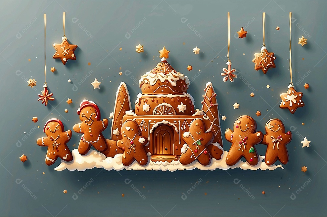 Ilustração de celebração do Ramadã para mídias sociais