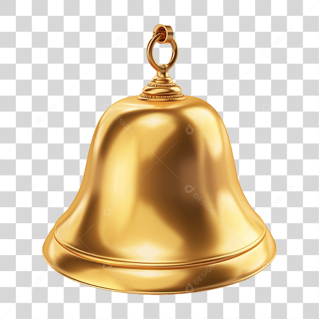 Sino Dourado PNG Transparente