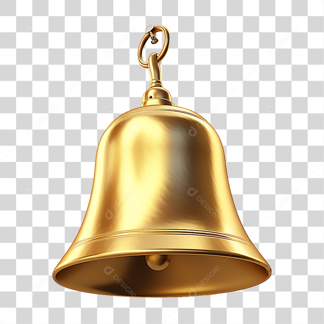 Sino Dourado PNG Transparente