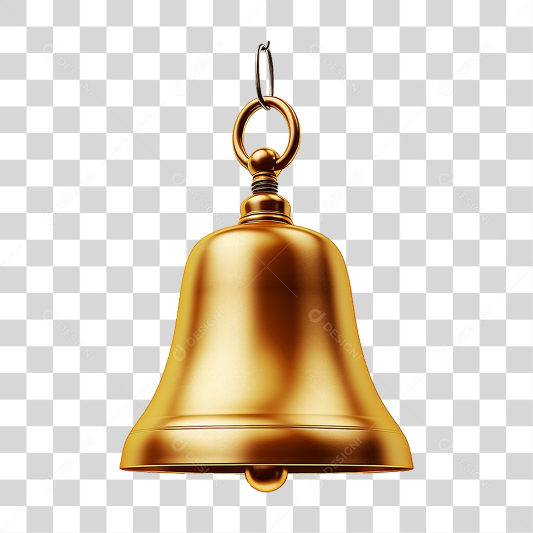 Sino Dourado PNG Transparente