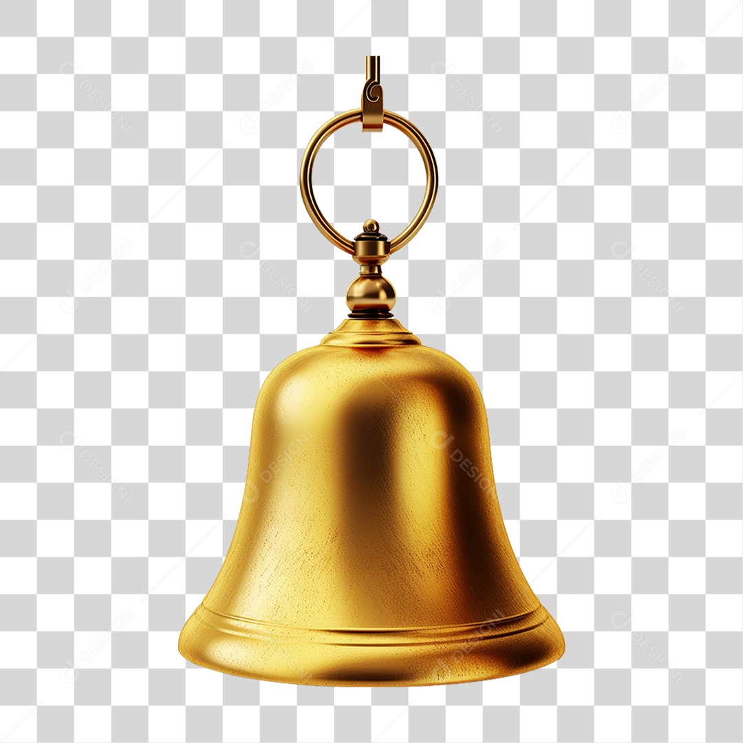 Sino Dourado PNG Transparente