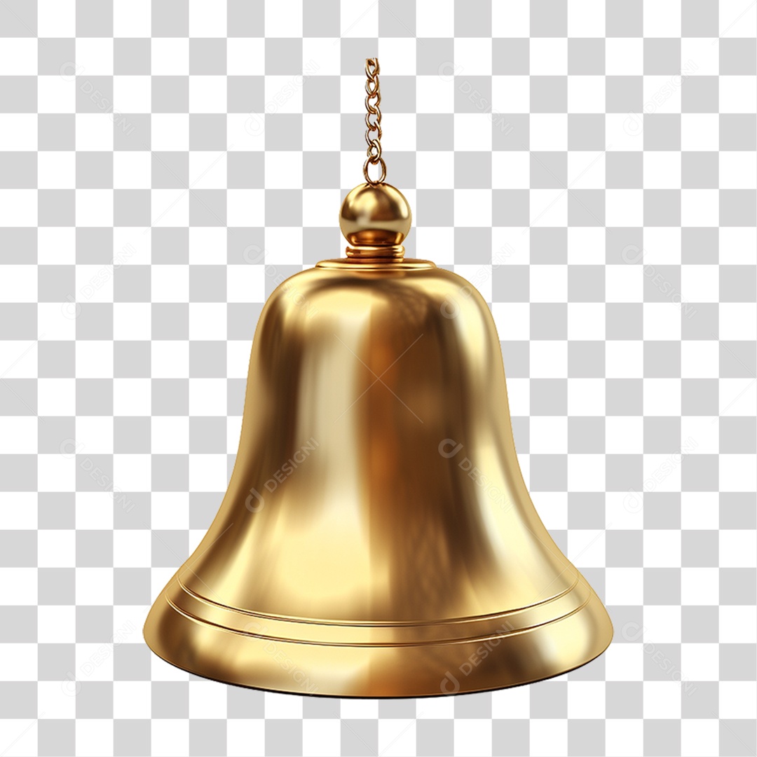 Transparent PNG Golden Bell