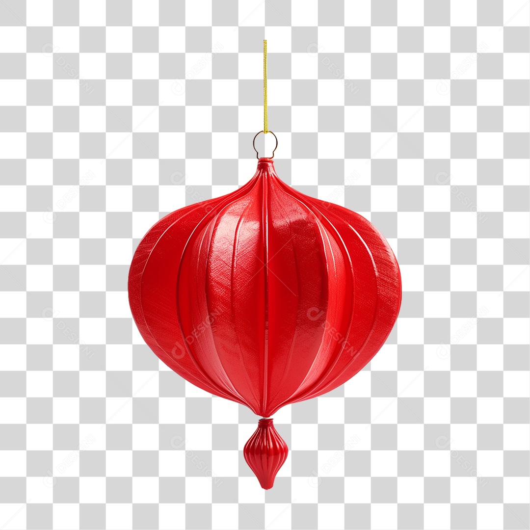 Balão Lanterna Chinesa PNG Transparente