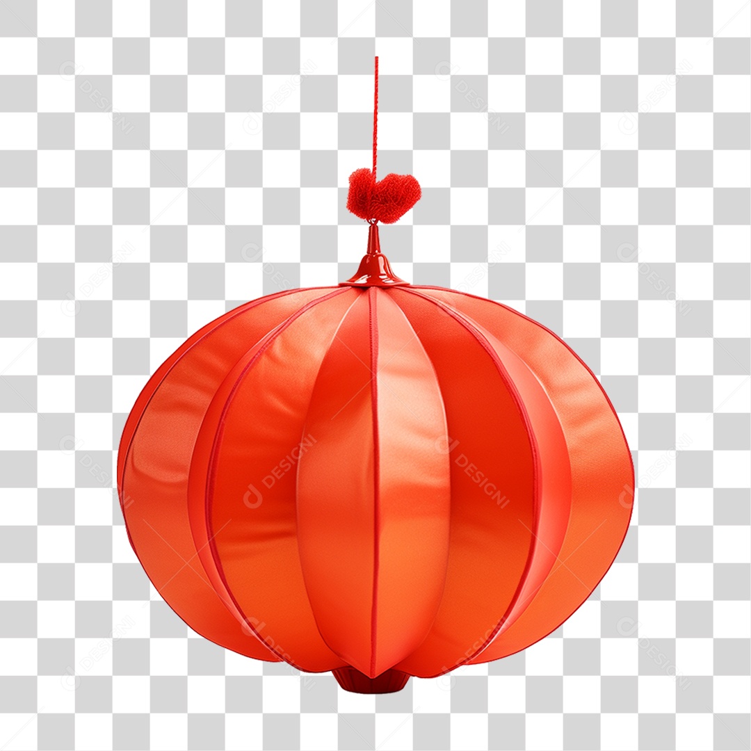 Balão Lanterna Chinesa PNG Transparente