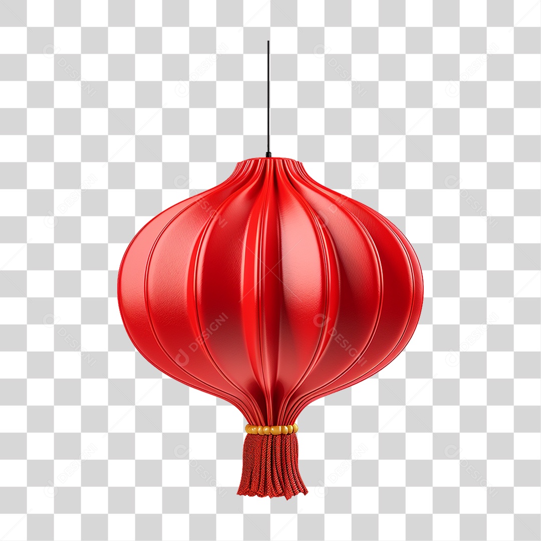 Balão Lanterna Chinesa PNG Transparente