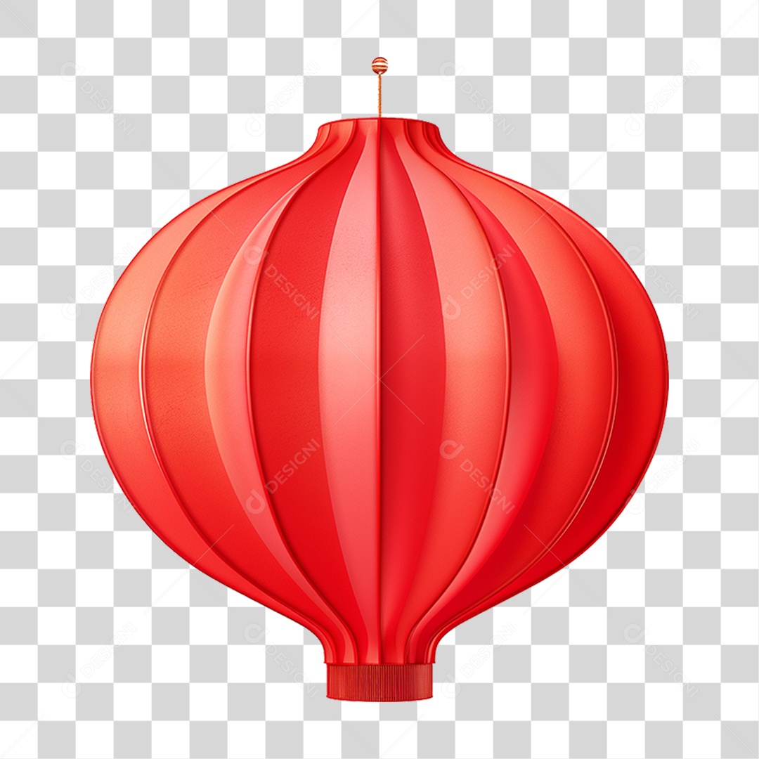 Balão Lanterna Chinesa PNG Transparente