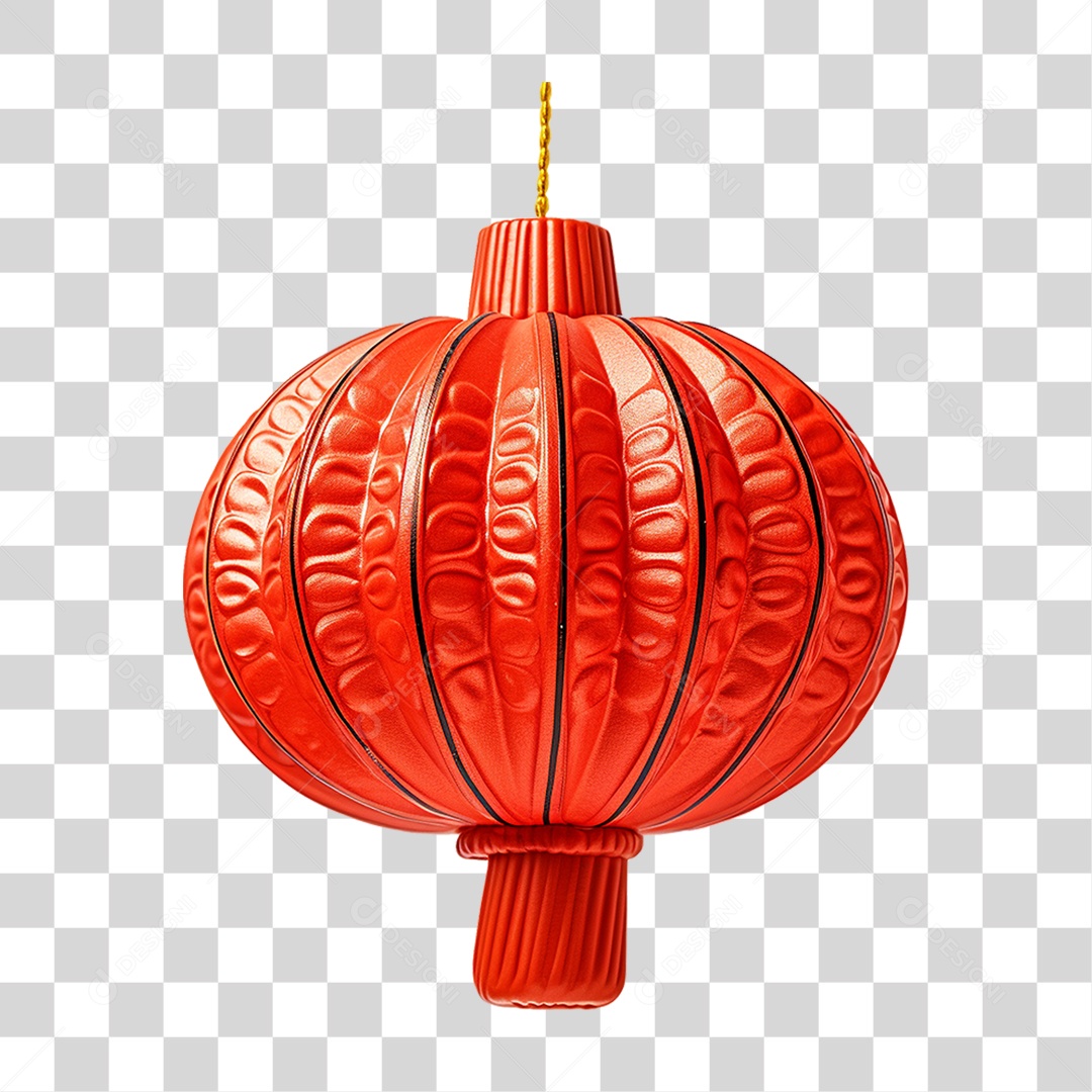 Balão Lanterna Chinesa PNG Transparente