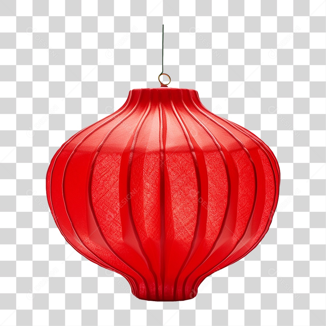 Balão Lanterna Chinesa PNG Transparente