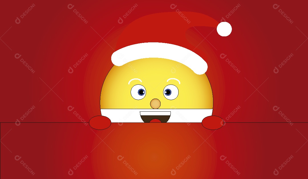 Emoji de Natal Ilustração Vetor EPS