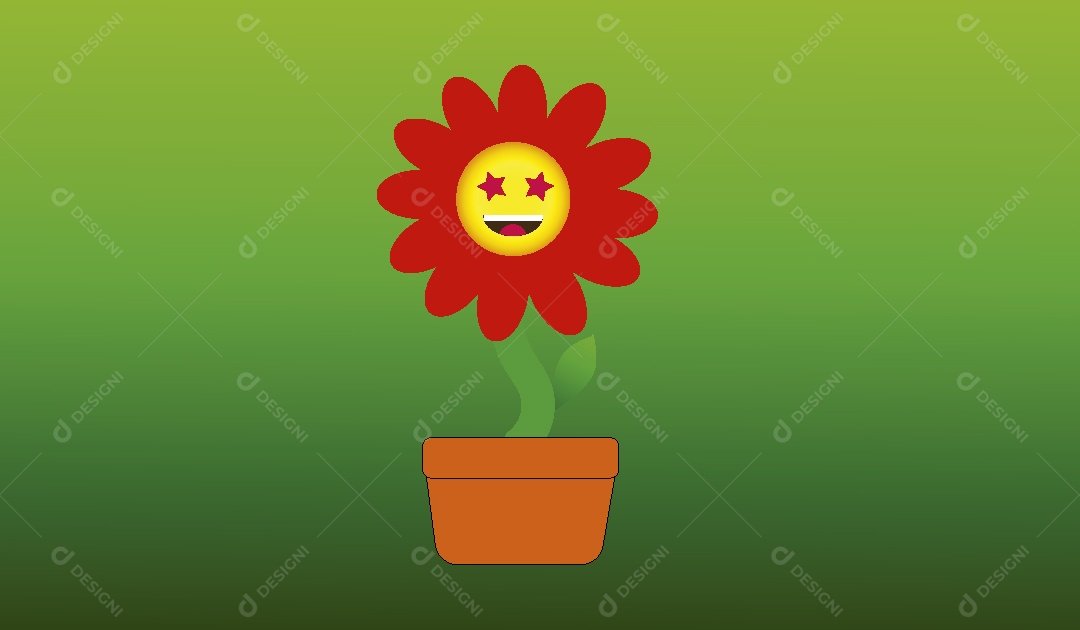 Girassol Ilustração Vetor EPS