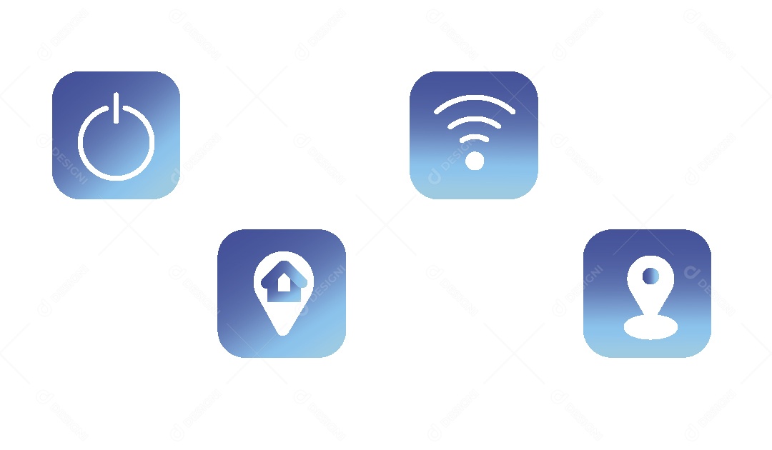 Conjunto de Ícones Ilustração Vetor EPS