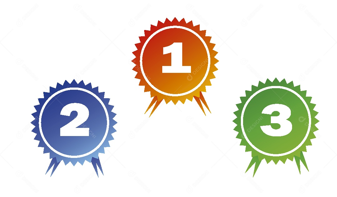 Ícone de Rank de Premiação Ilustração Vetor EPS