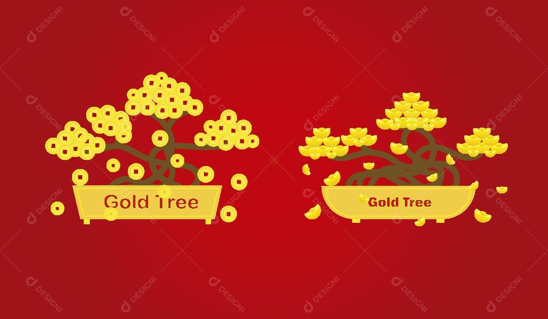 Feliz Ano Novo Chinês Ilustrações Vetor EPS