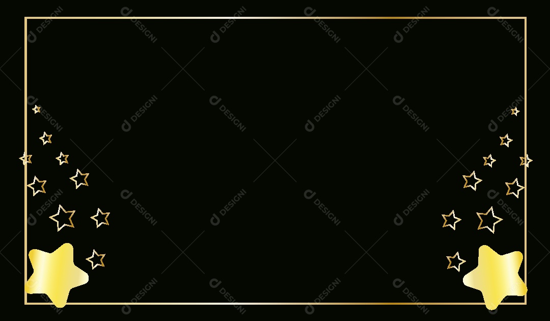 Background de Estrelas Ilustração Vetor EPS