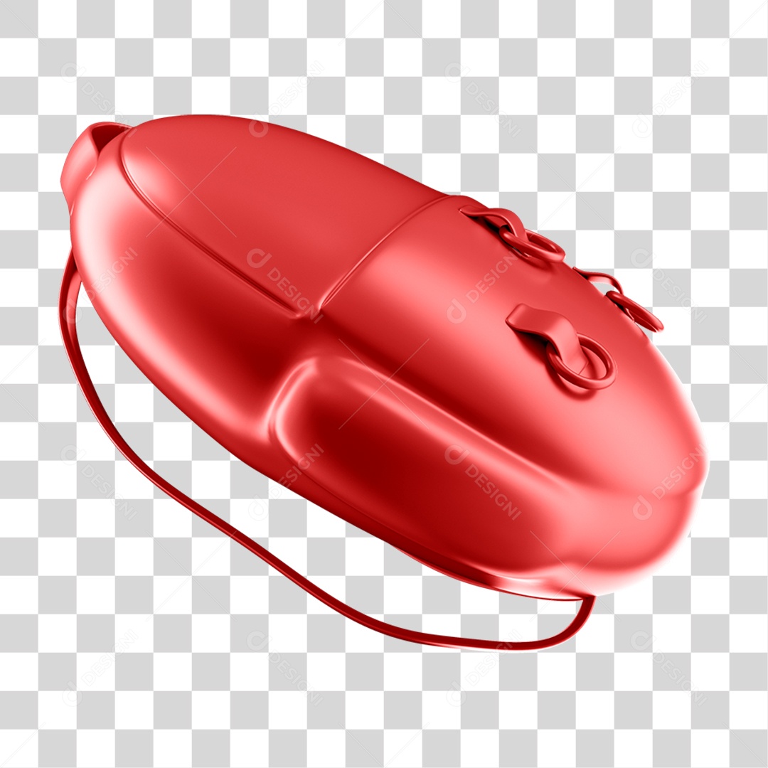 Elemento 3D Mochila de Estudante PNG Transparente
