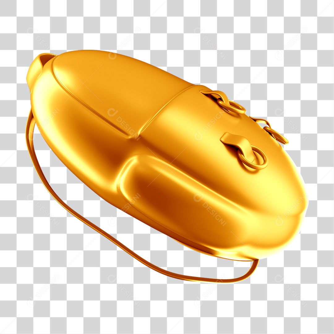 Elemento 3D Mochila de Estudante PNG Transparente