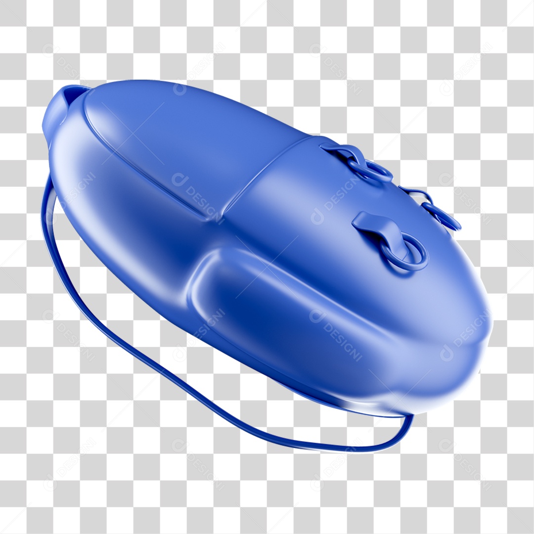 Elemento 3D Mochila de Estudante PNG Transparente