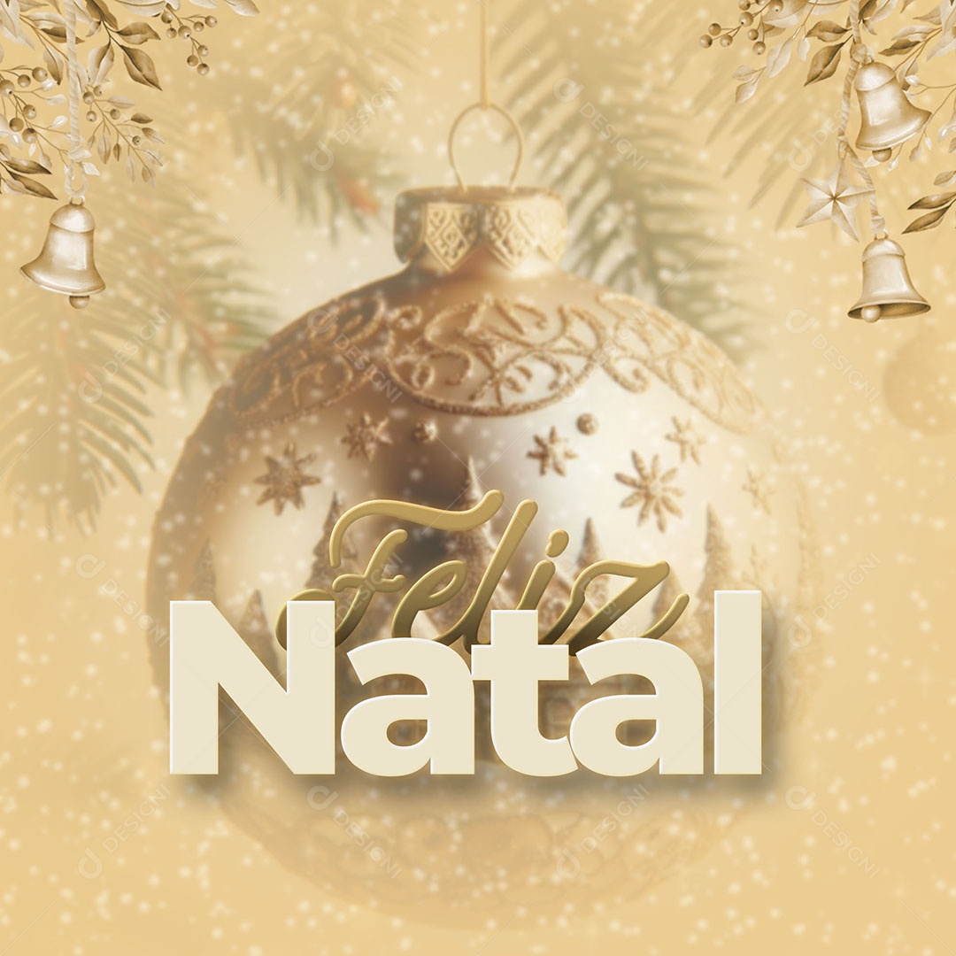 Feliz Natal 25 De Dezembro Social Media PSD Editável