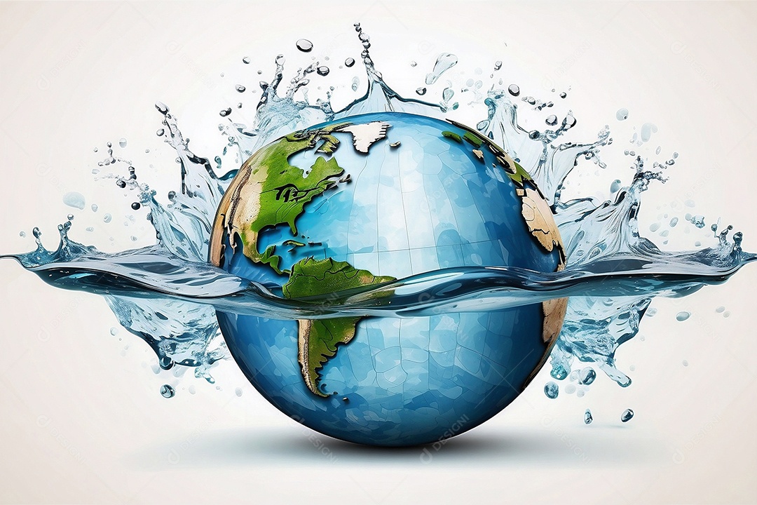 Ilustração dia mundial da água
