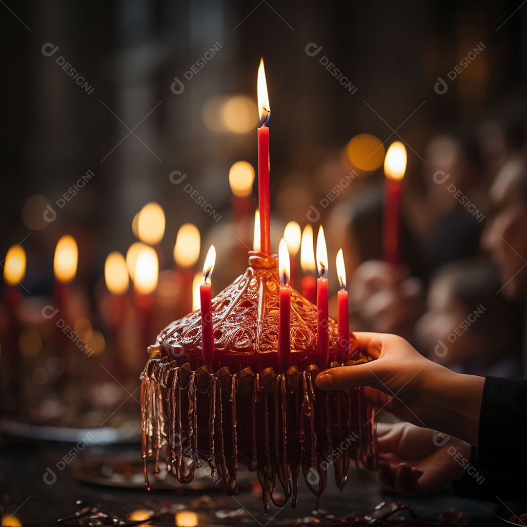 Fotografia real de velas de igreja ortodoxa