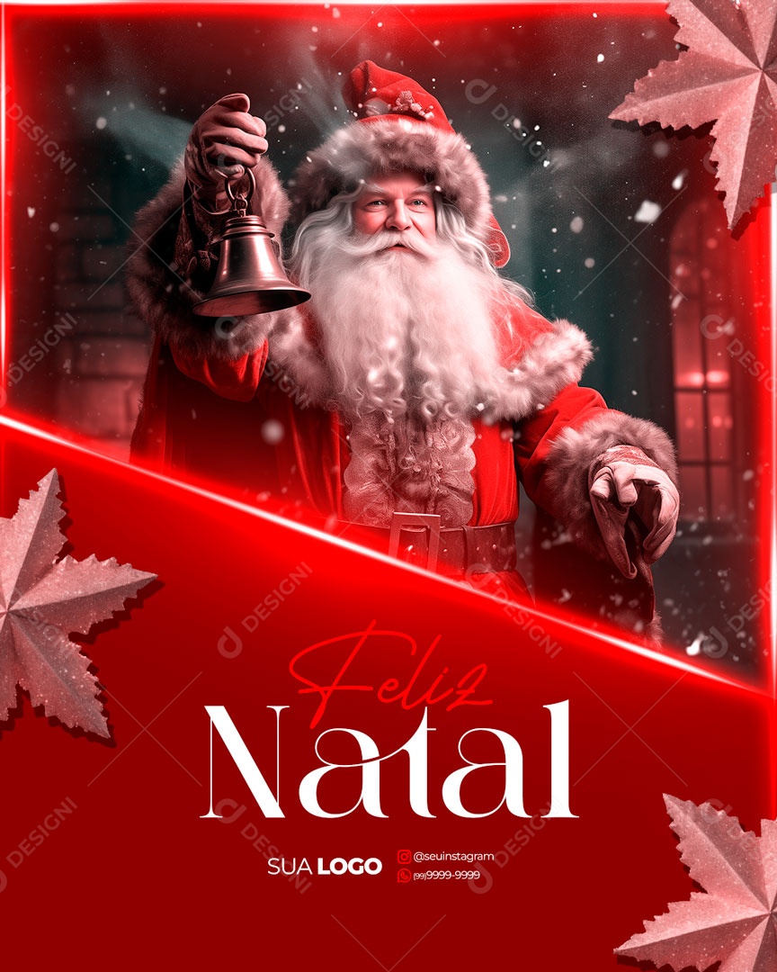 Merry Christmas December 25th Editable Social Media PSD