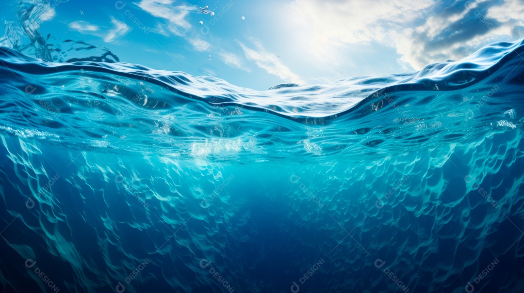 Dia Mundial dos Oceanos, 8 de junho IA generativa 3D.