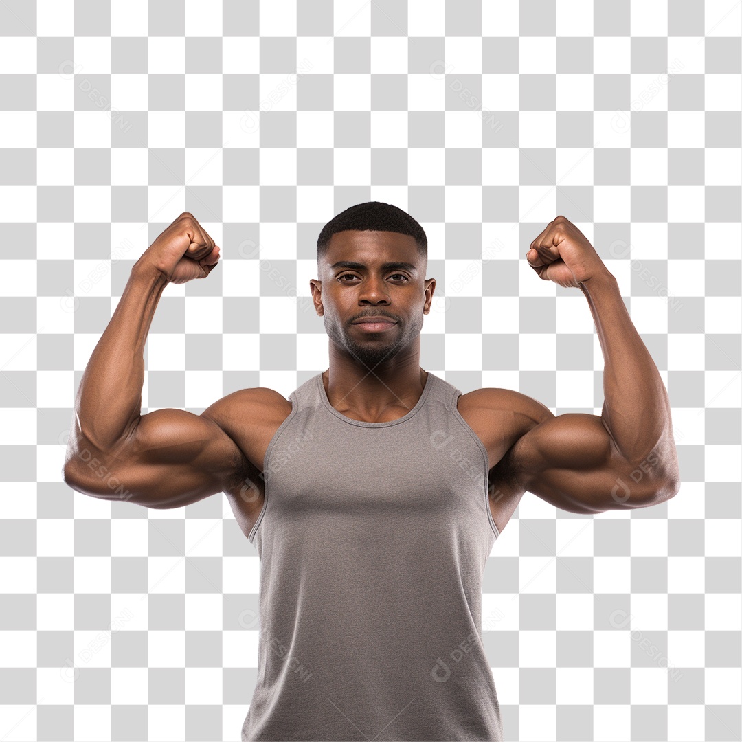 Homem Atleta Músculos PNG Transparente