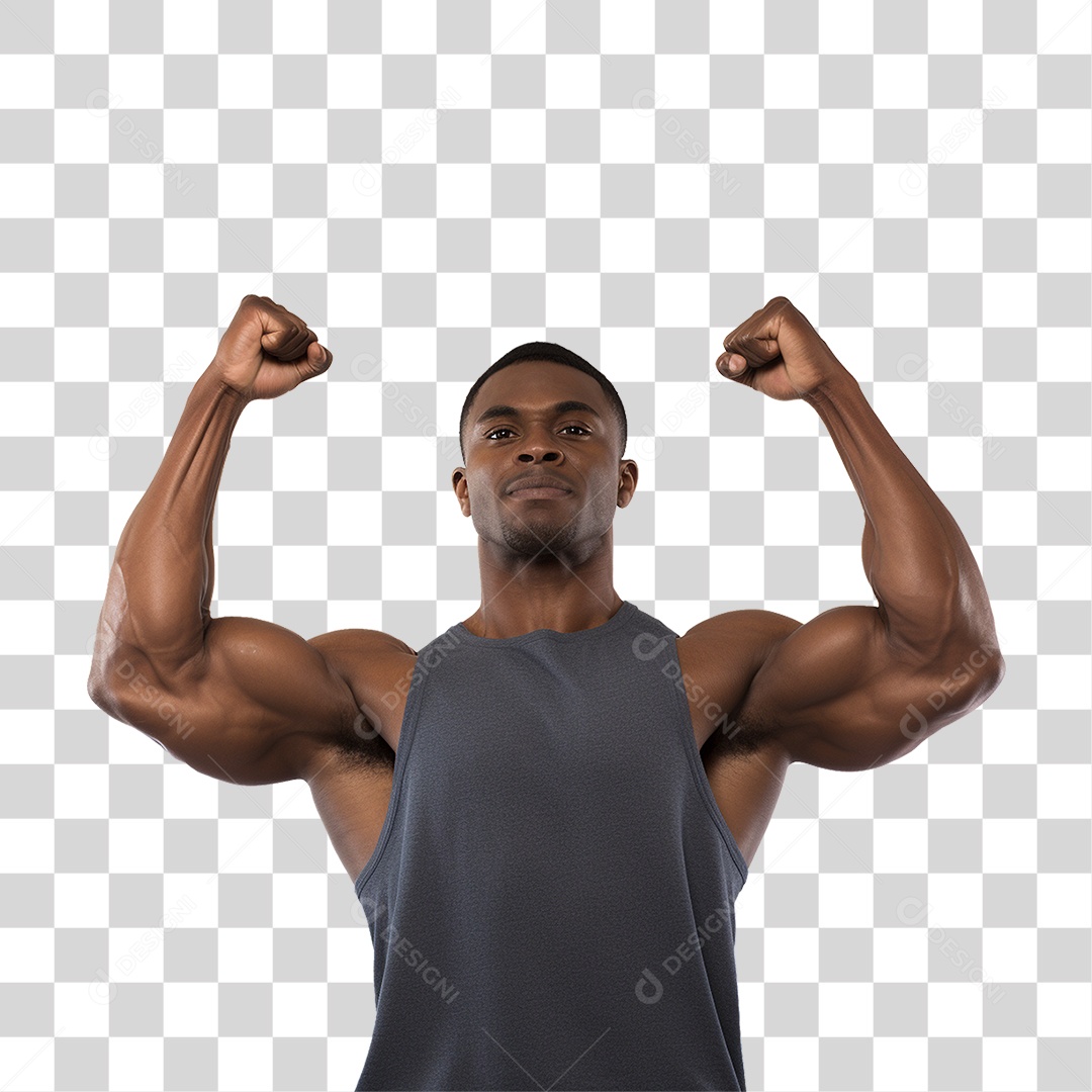 Homem Atleta Músculos PNG Transparente