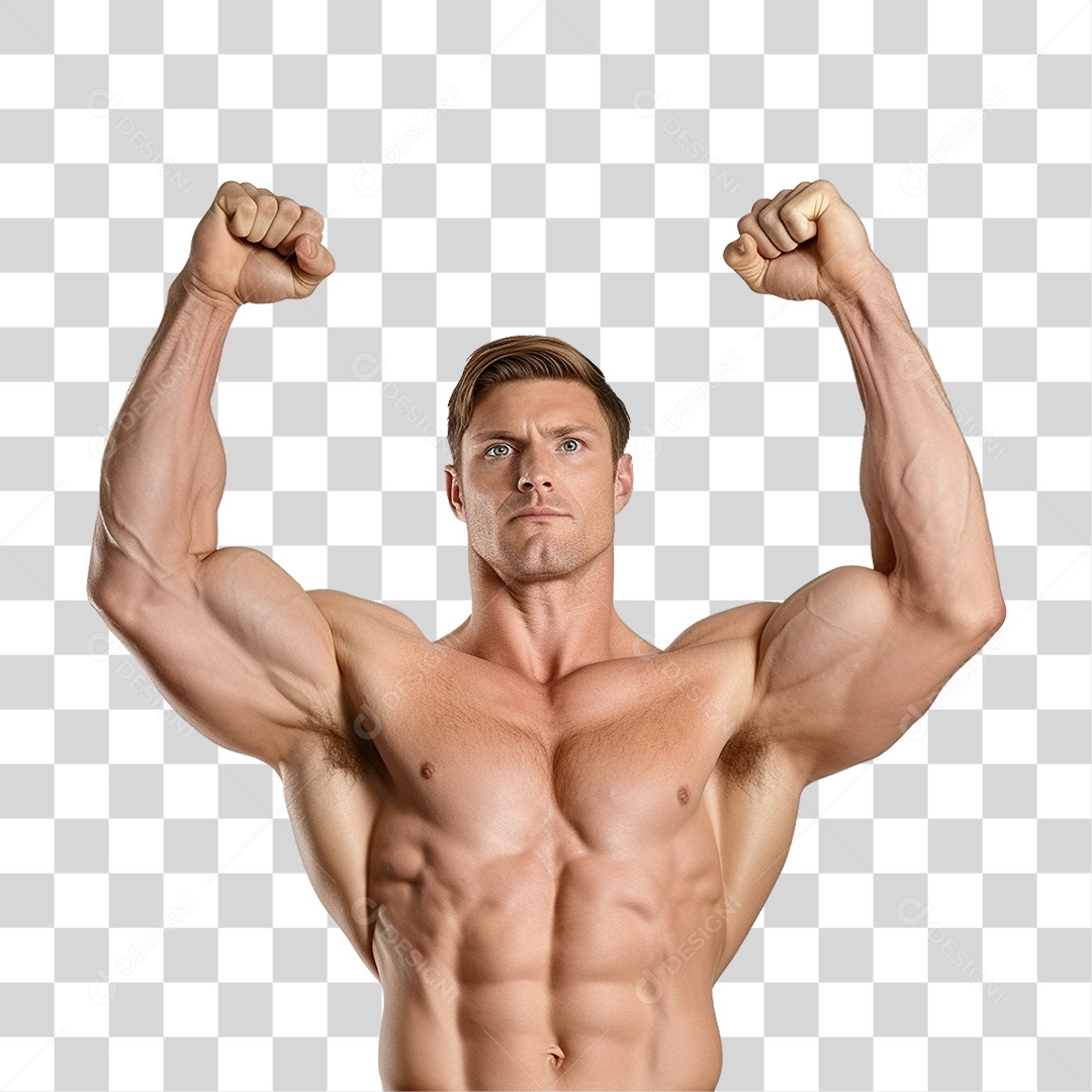 Homem Atleta Músculos PNG Transparente