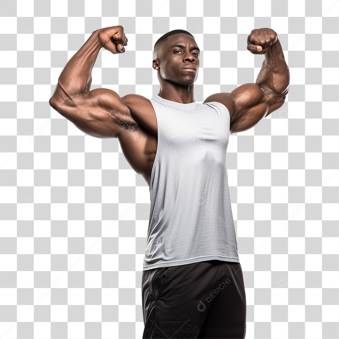 Homem Atleta Músculos PNG Transparente