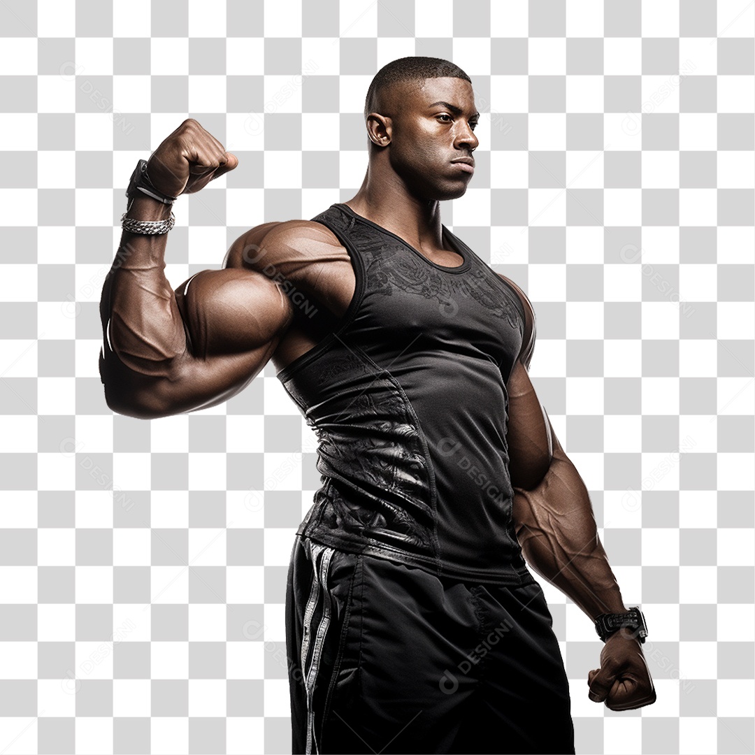 Homem Atleta Músculos PNG Transparente