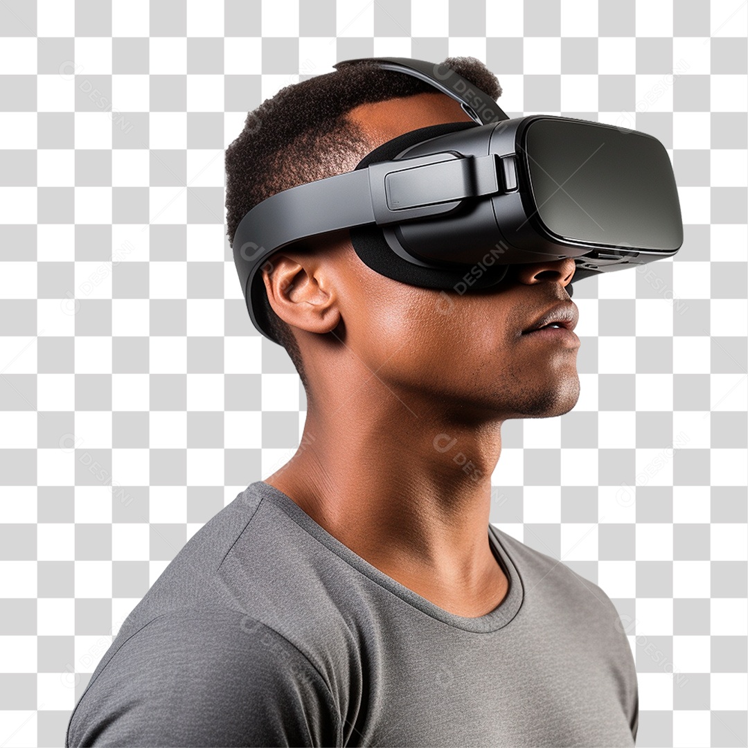 Homem Usando Óculos Vr PNG Transparente