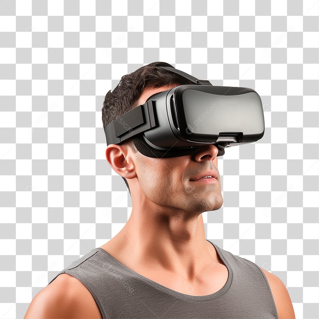 Homem Usando Óculos Vr PNG Transparente
