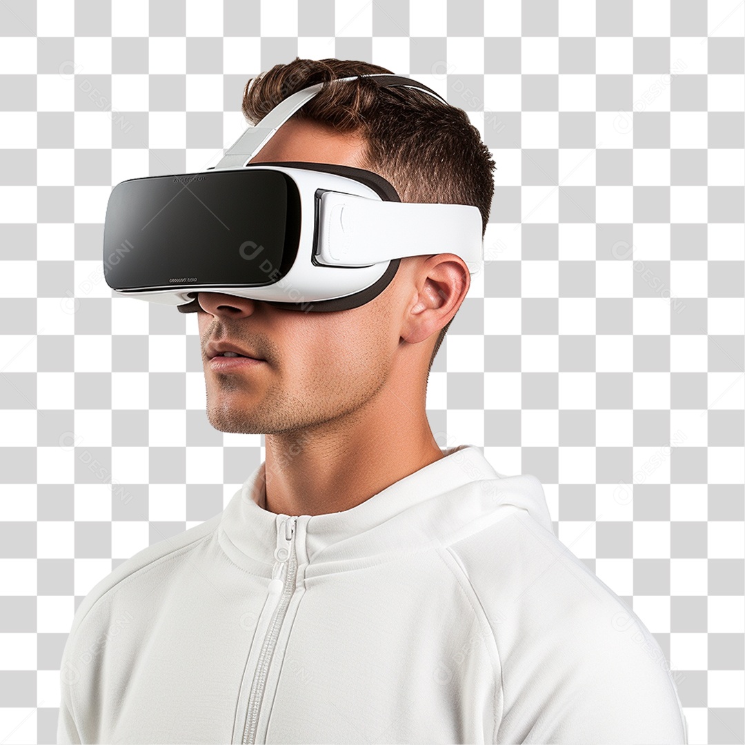 Homem Usando Óculos Vr PNG Transparente