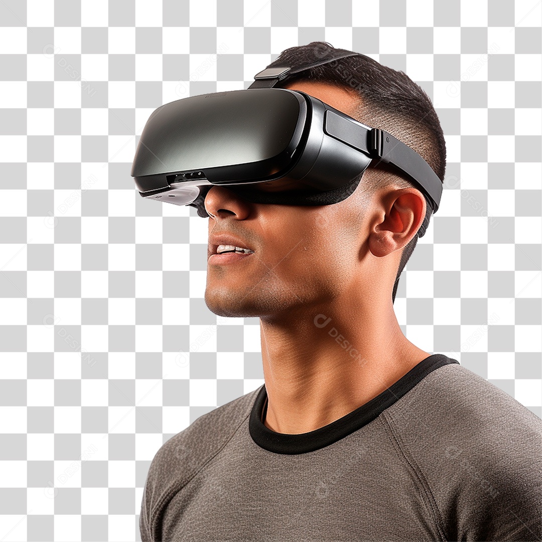 Homem Usando Óculos Vr PNG Transparente